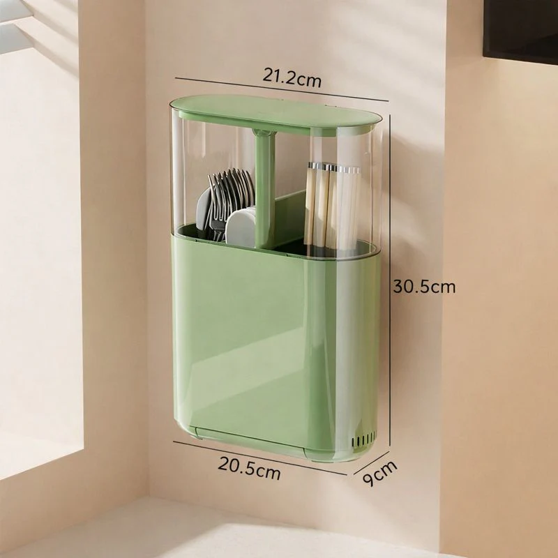 Wall-Mounted Lift-Up Utensil Organizer - Image 3